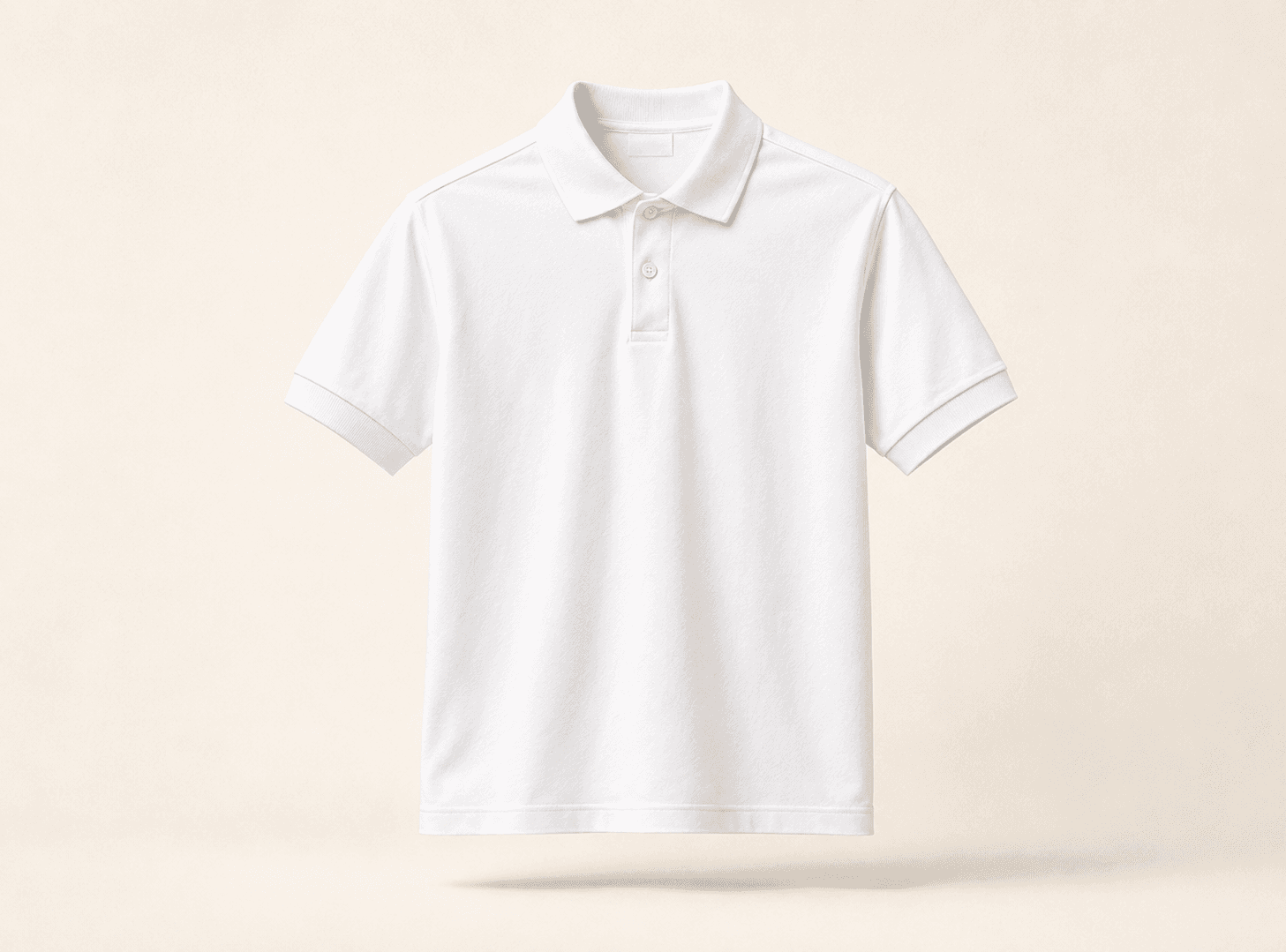 Blank white polo shirt thumbnail
